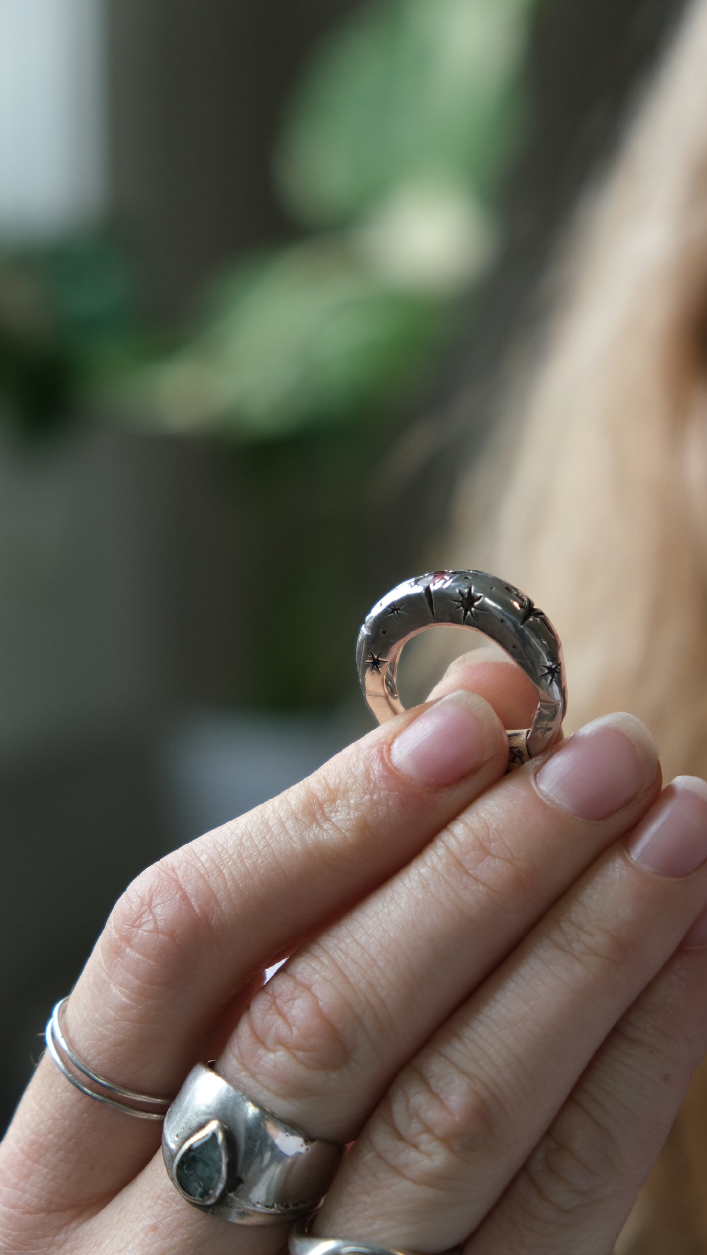 Pink Tourmaline Ring -size 8