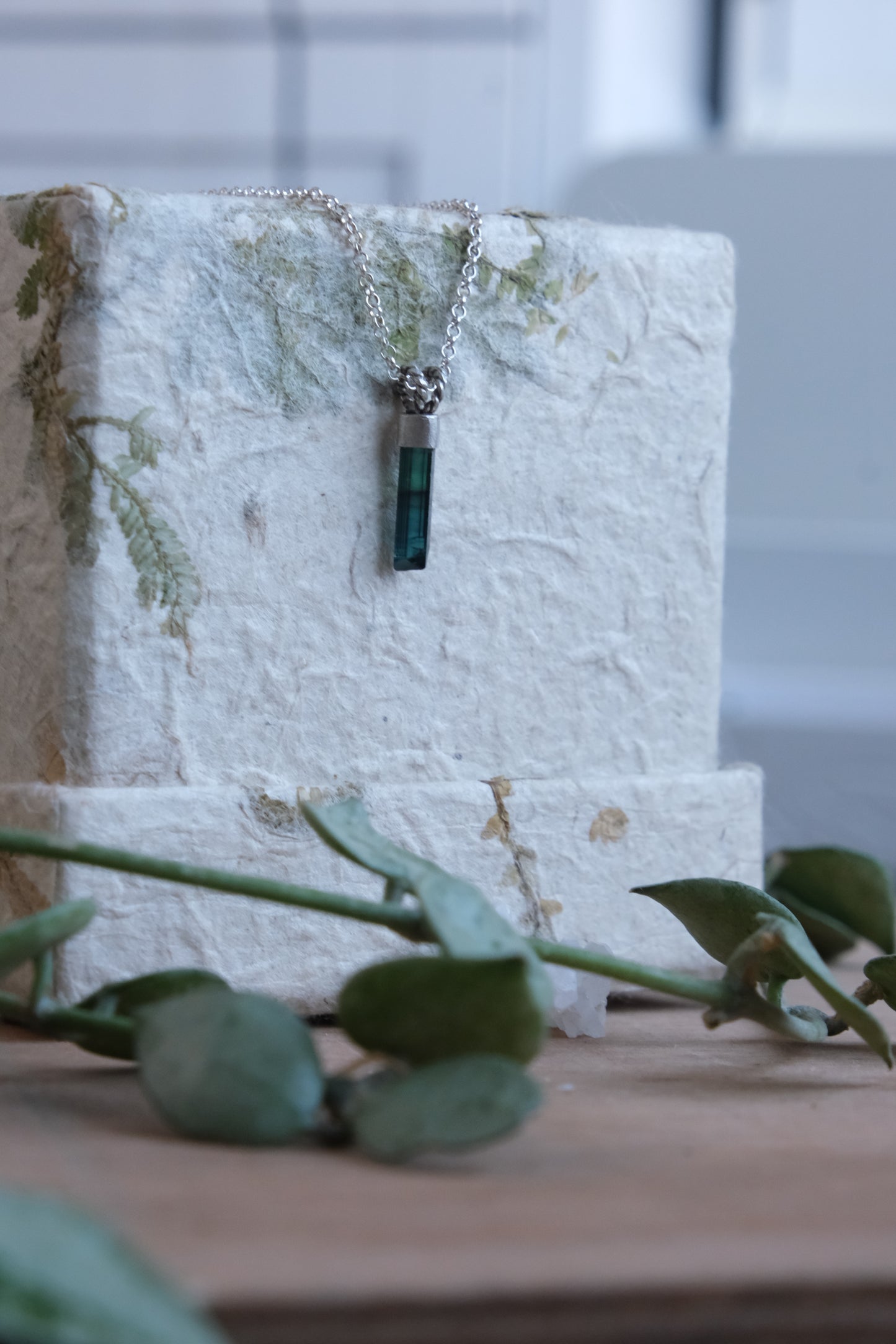 Tourmaline Charm Necklace