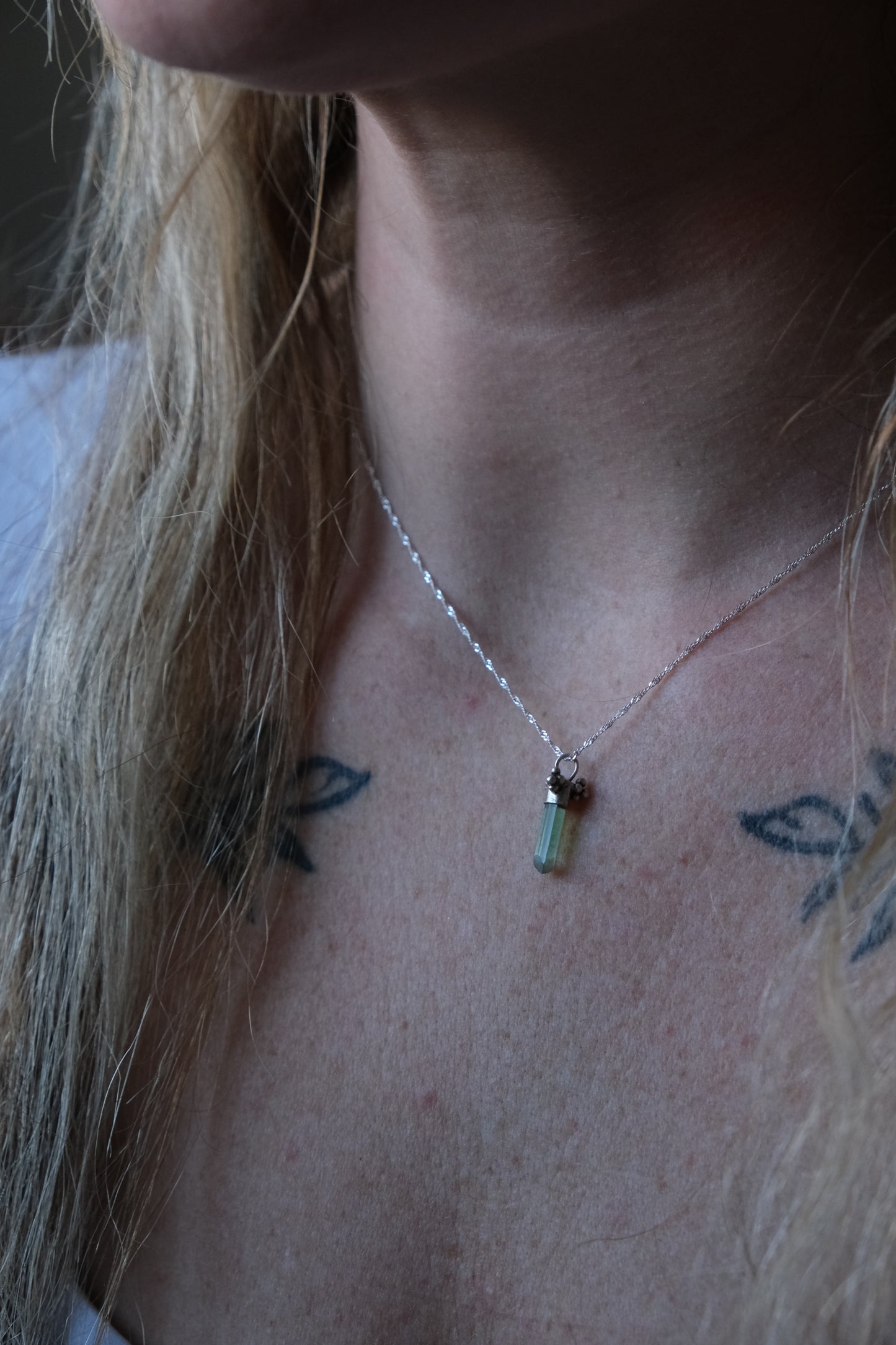 Tourmaline Charm Necklace