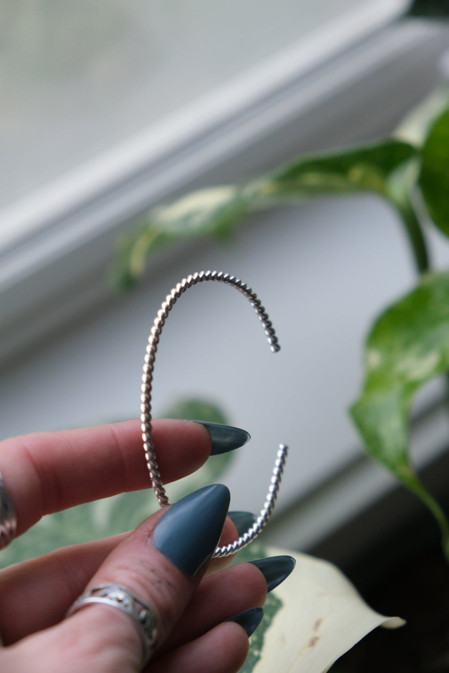 Twisted Sterling Silver Stacking Cuff Bracelet