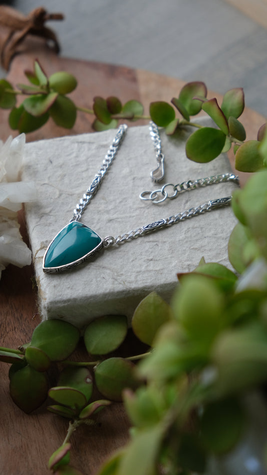 Floral Turquoise Necklace