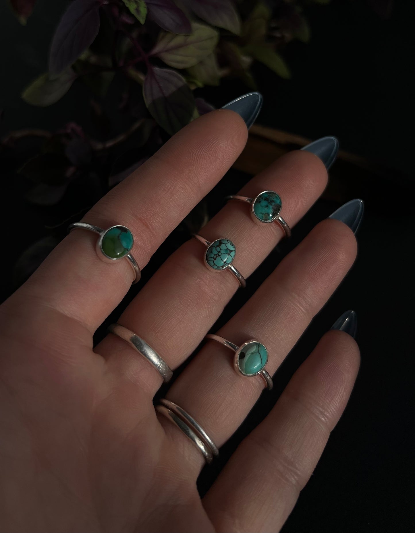 Turquoise Stacker Rings