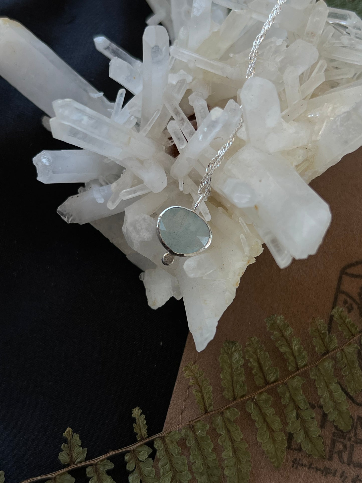 Aquamarine Pendant Necklace