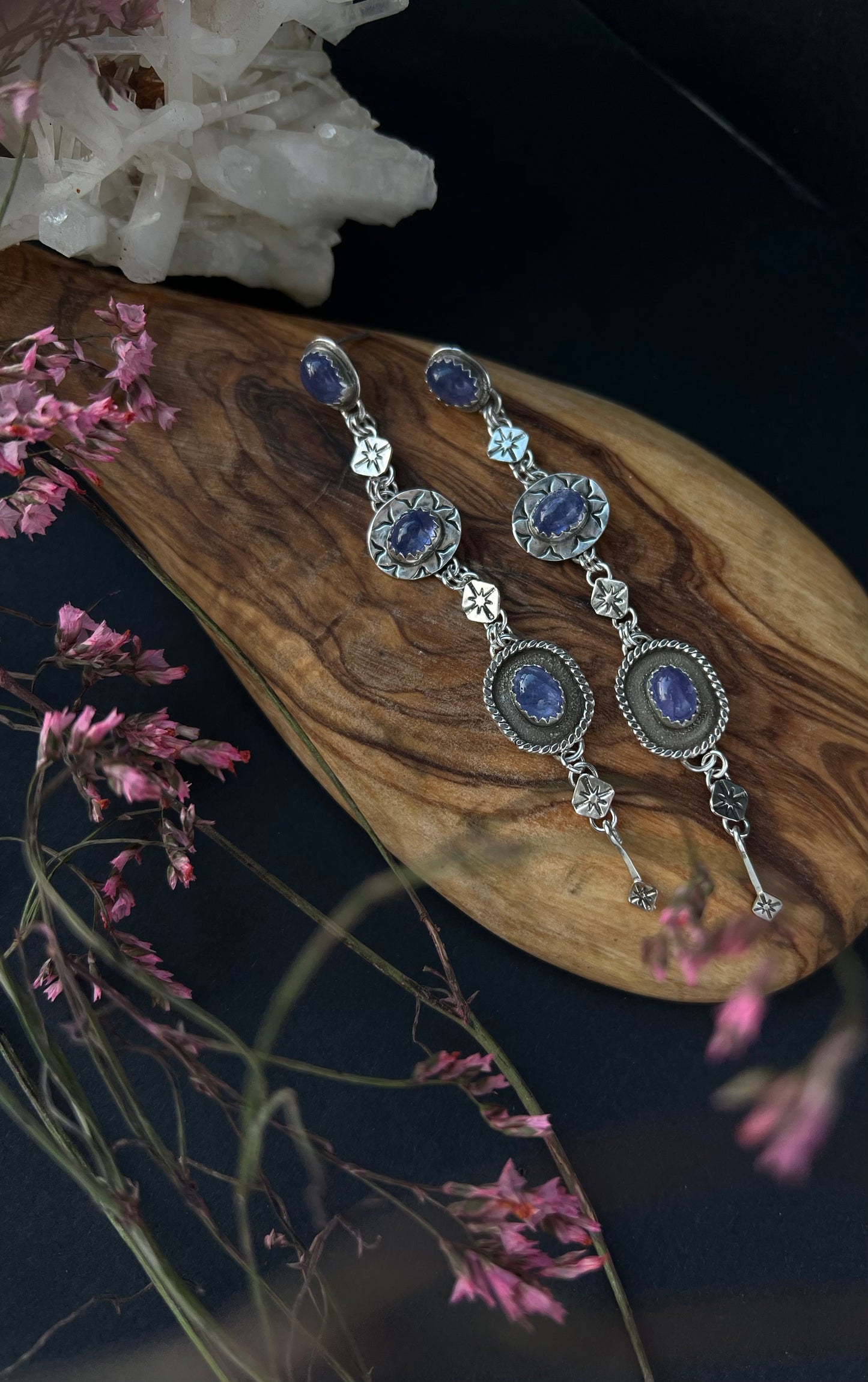 Drops of Orion, Tanzanite Earrings