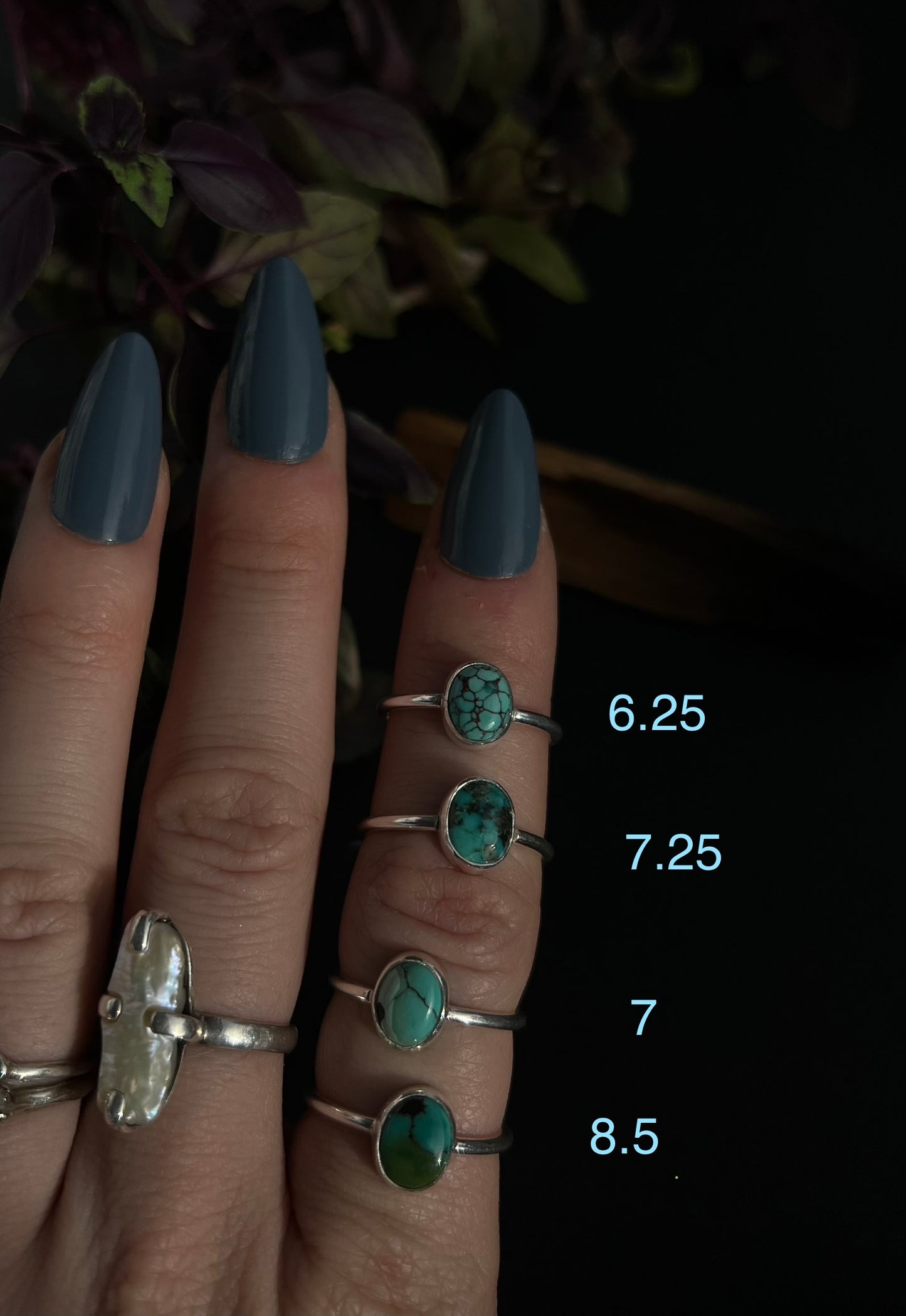 Turquoise Stacker Rings