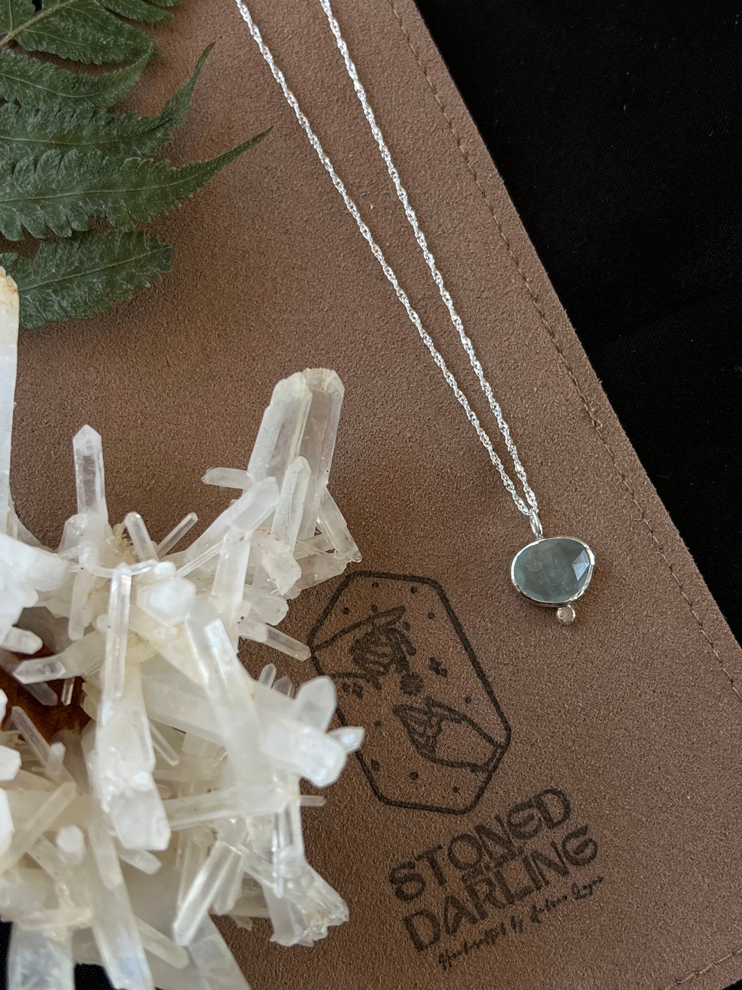 Aquamarine Pendant Necklace