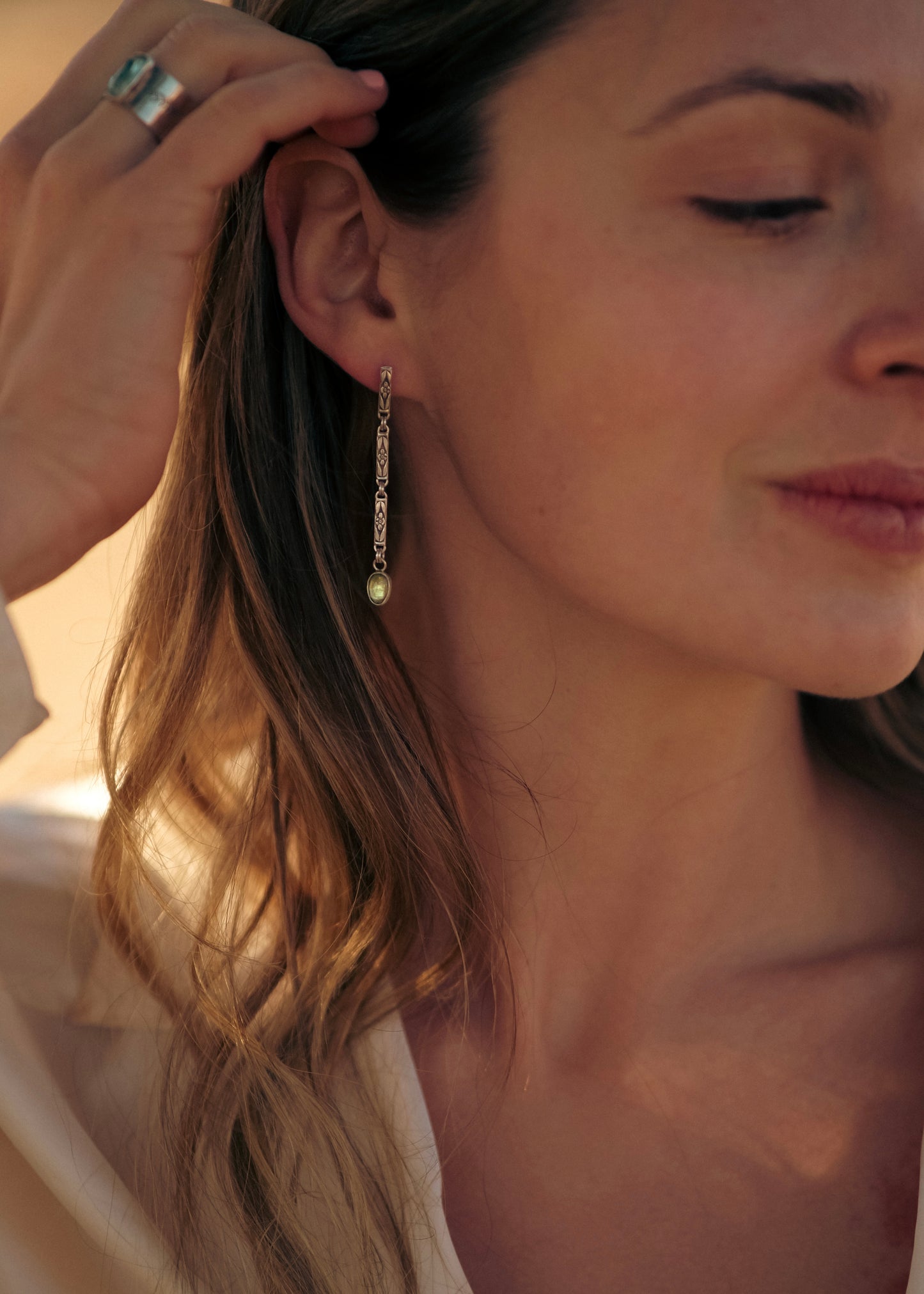 Peridot Drop Earrings