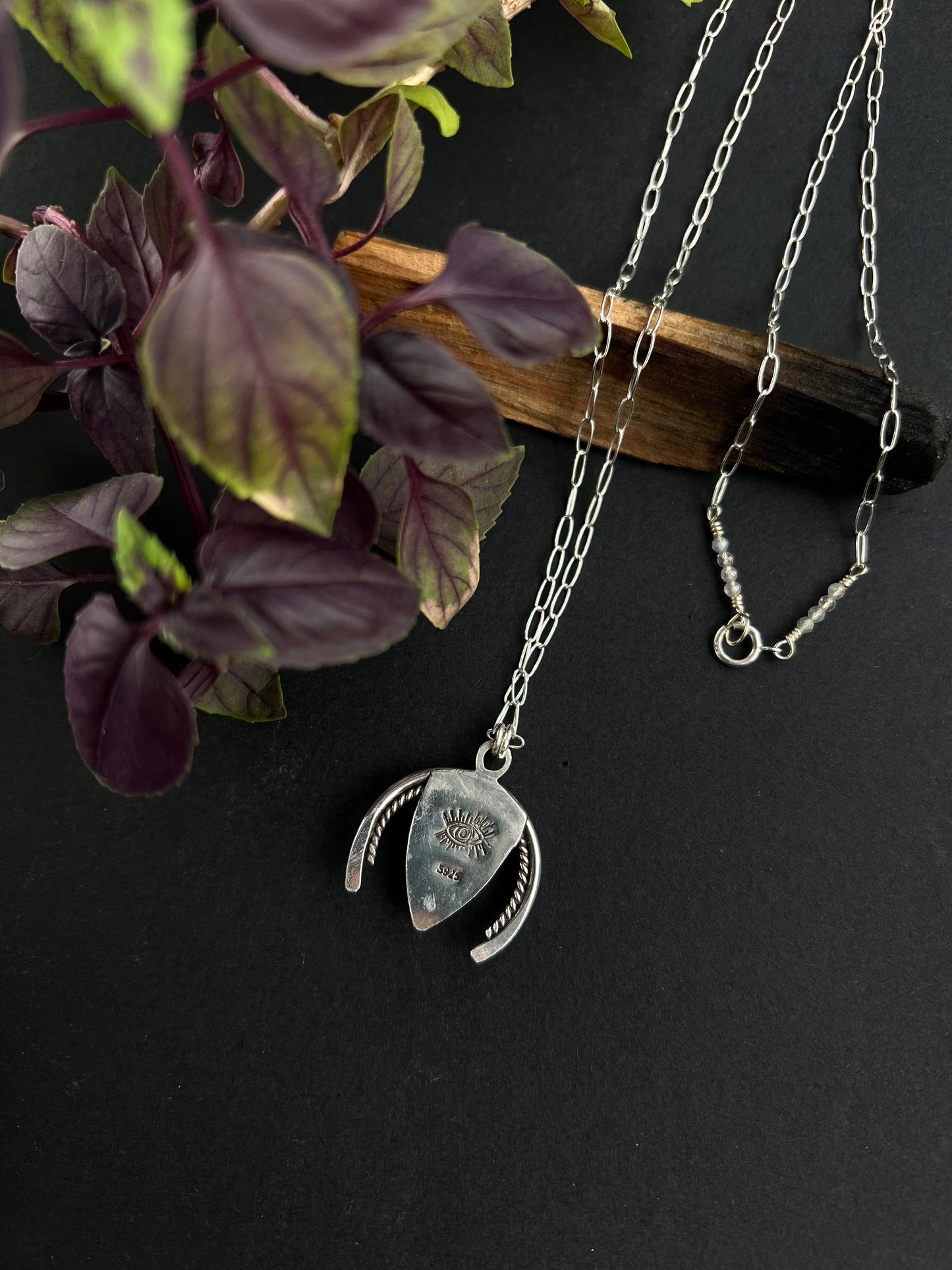 Gray Moonstone Pendant