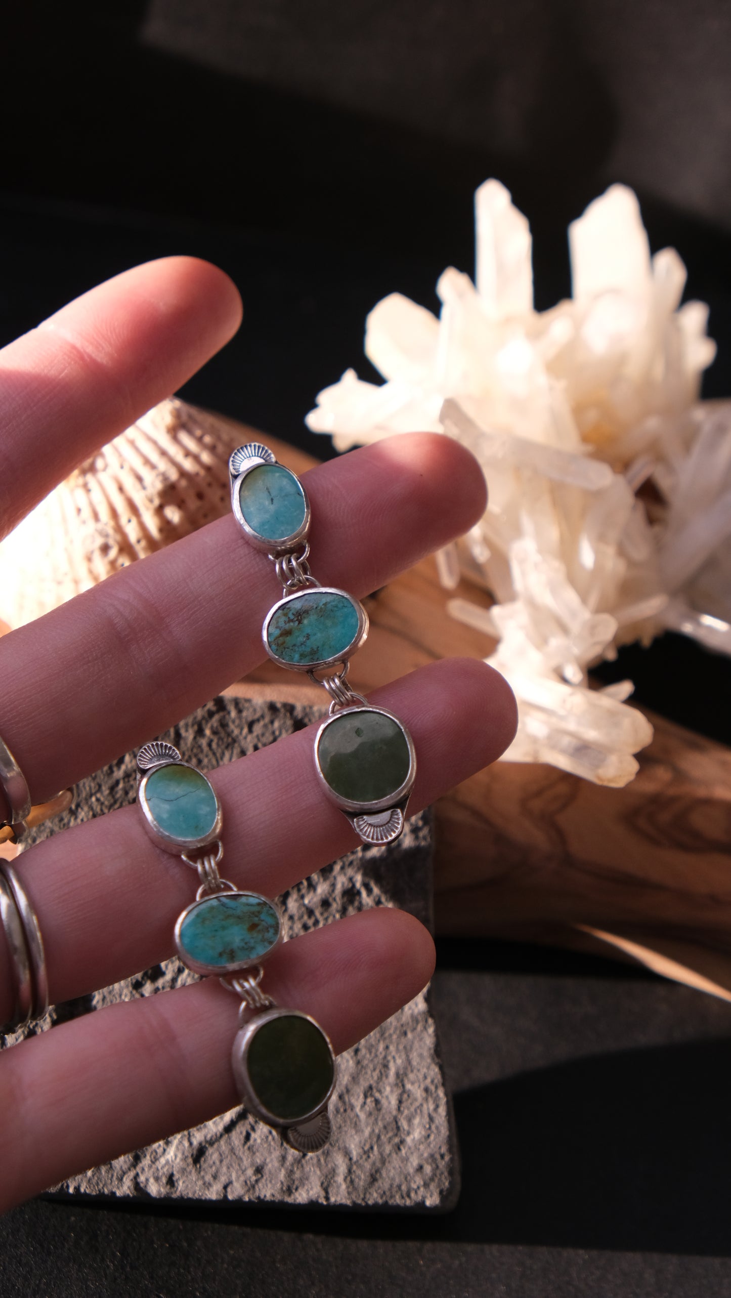 Turquoise Trio Drops