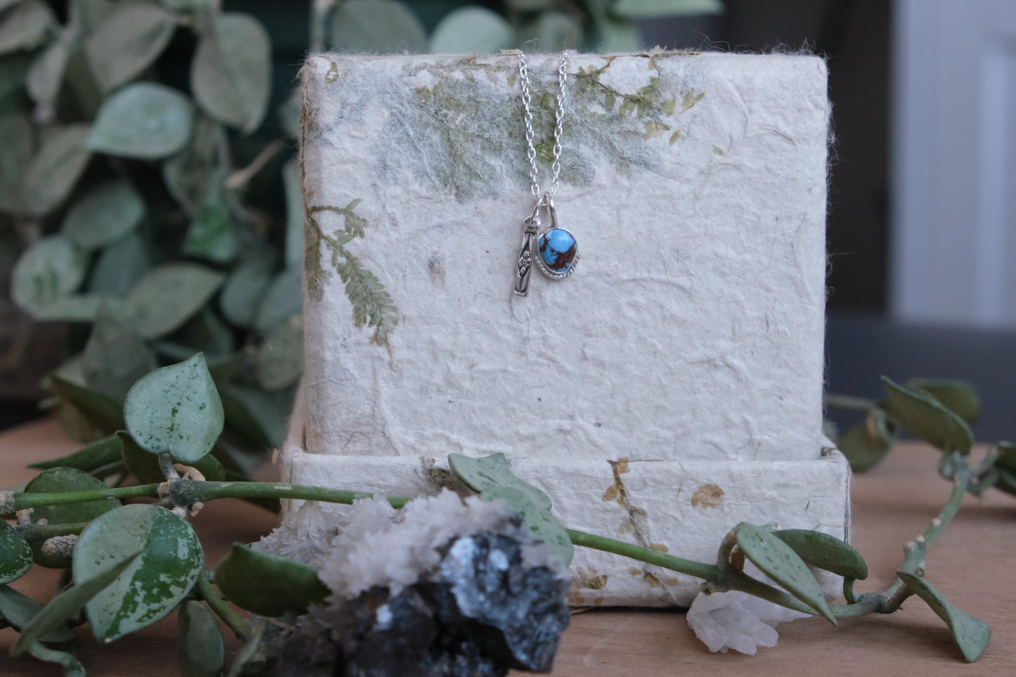 Turquoise Charm Necklace