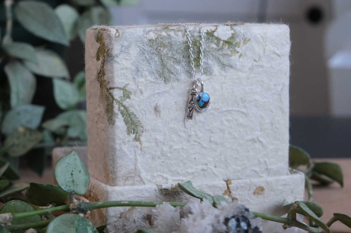 Turquoise Charm Necklace