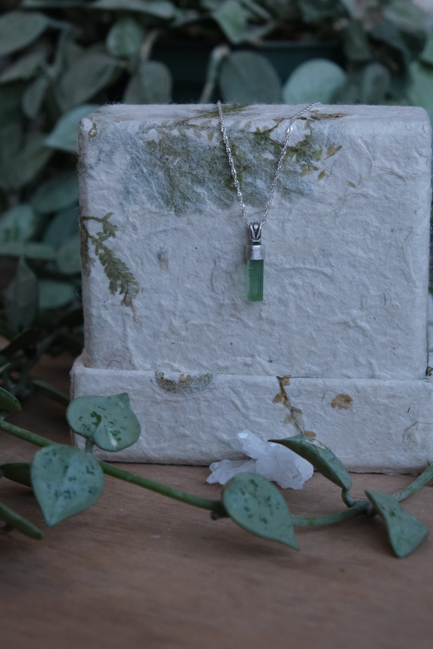 Tourmaline Charm Necklace