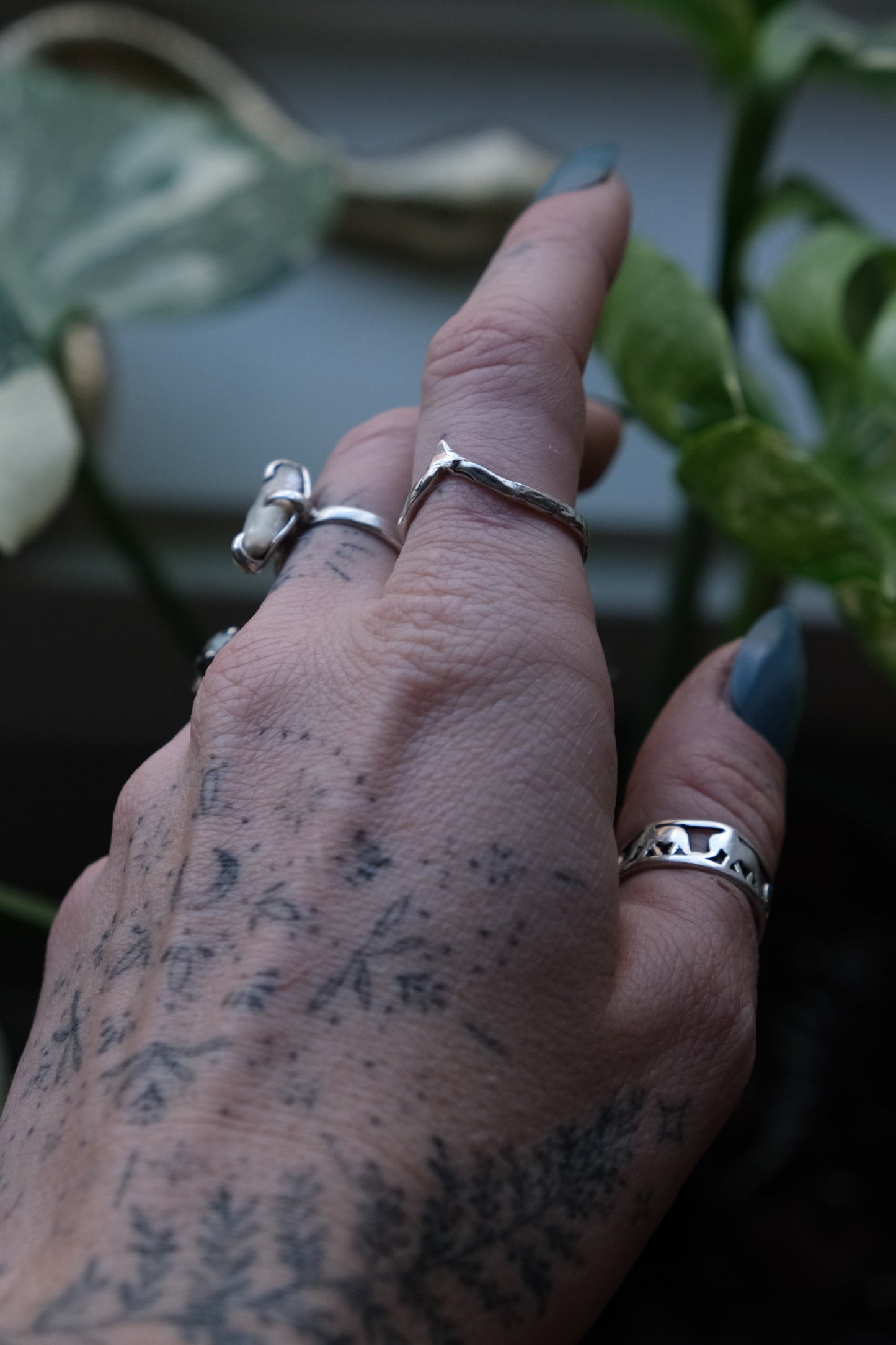 Organic Stacker Ring -size 8.75