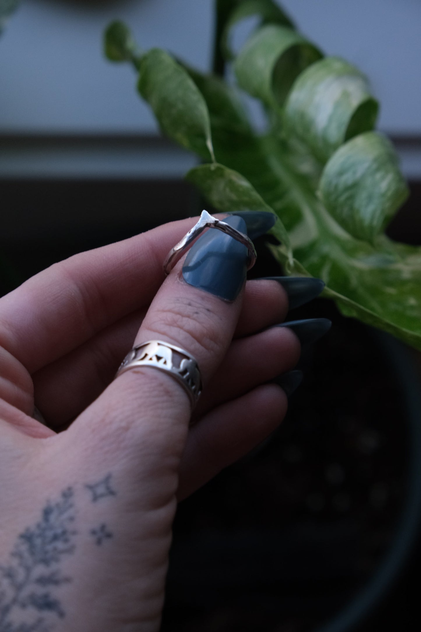 Organic Stacker Ring -size 8.75