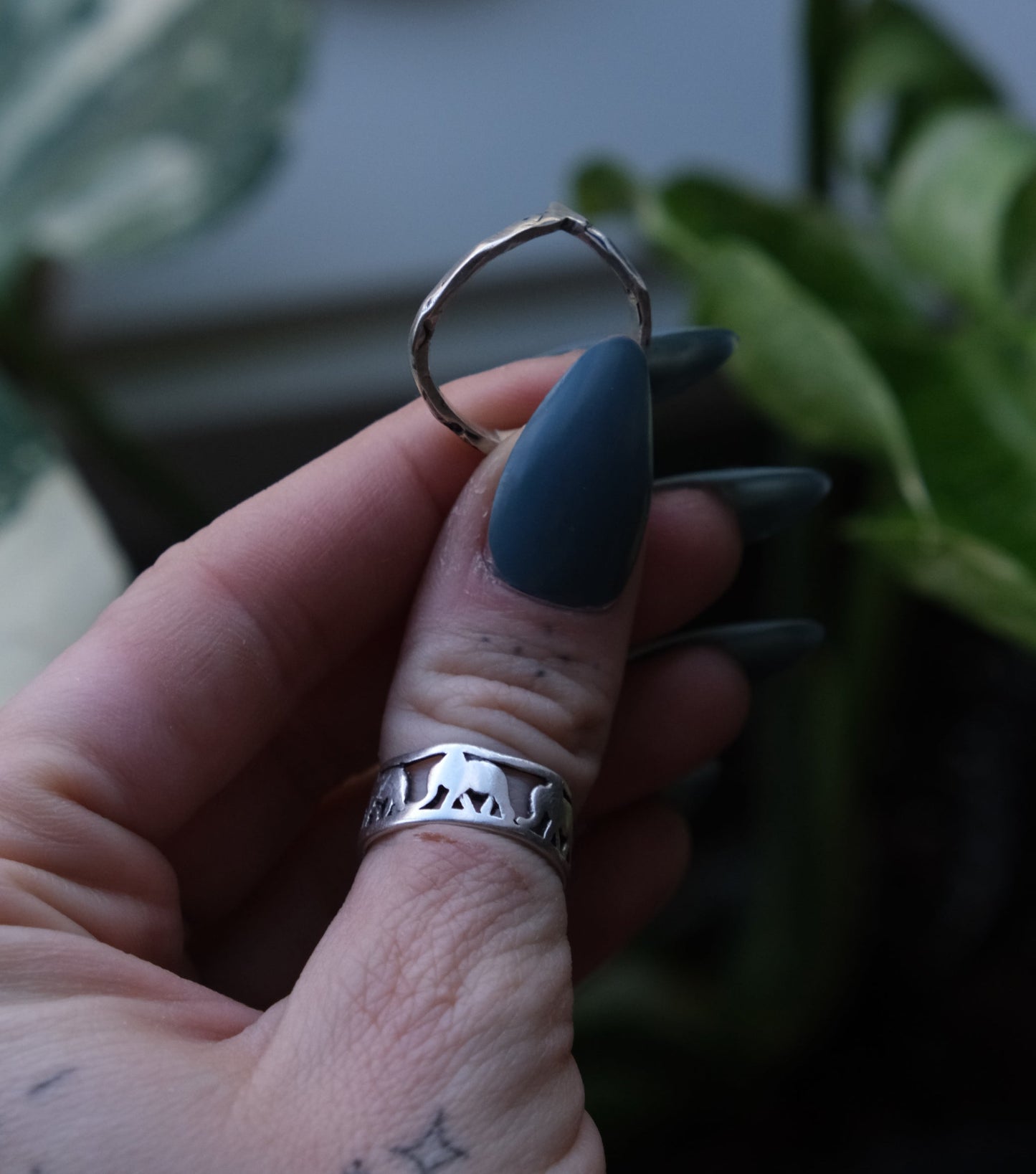 Organic Stacker Ring -size 8.75