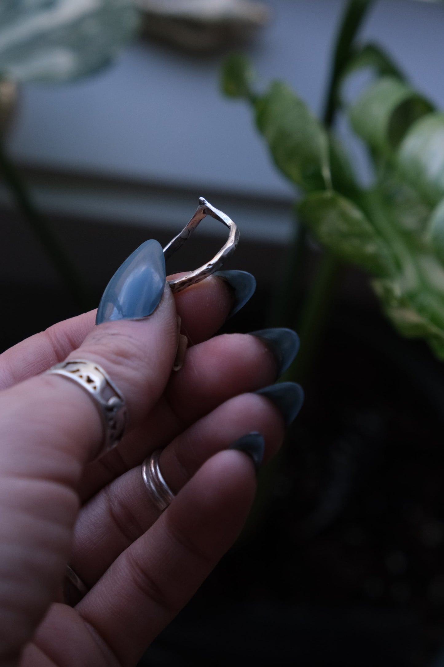 Organic Stacker Ring -size 8.75