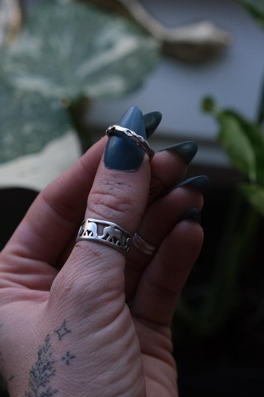 Organic Stacker Ring -size 6.25