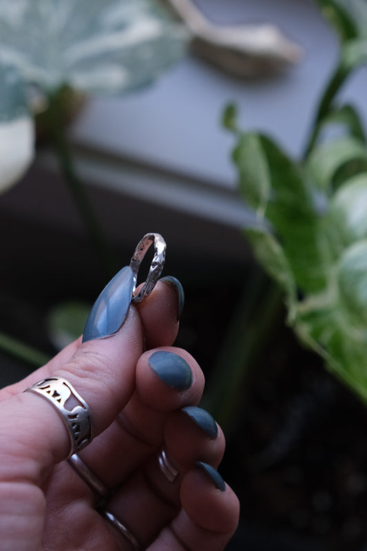 Organic Stacker Ring -size 5.5