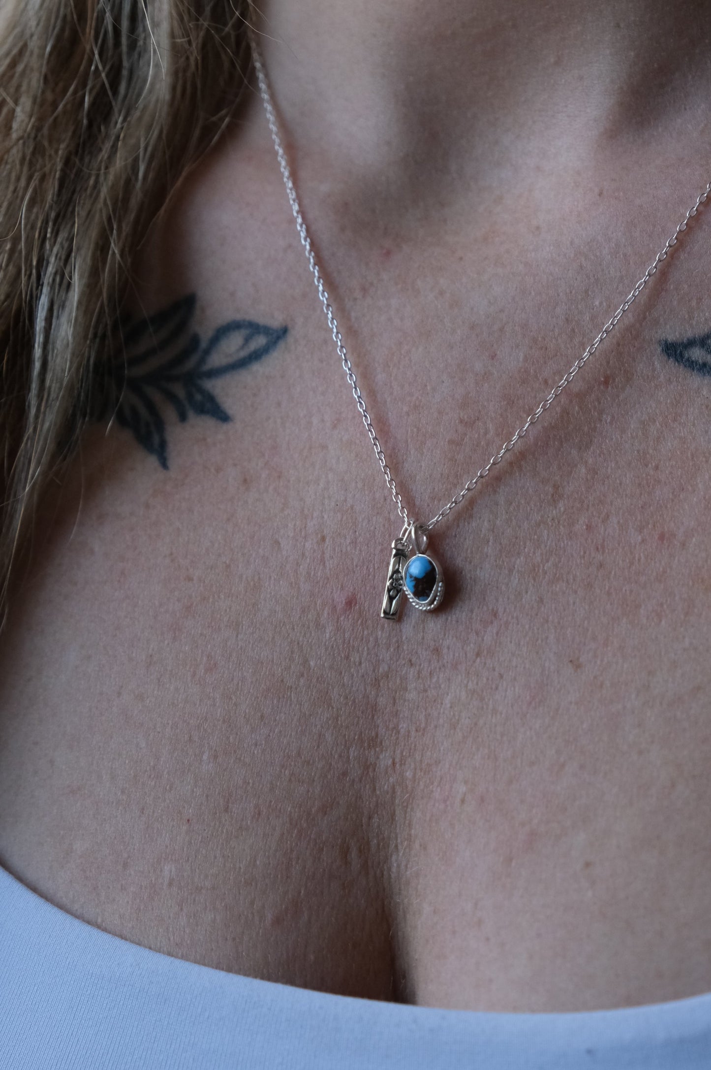 Turquoise Charm Necklace