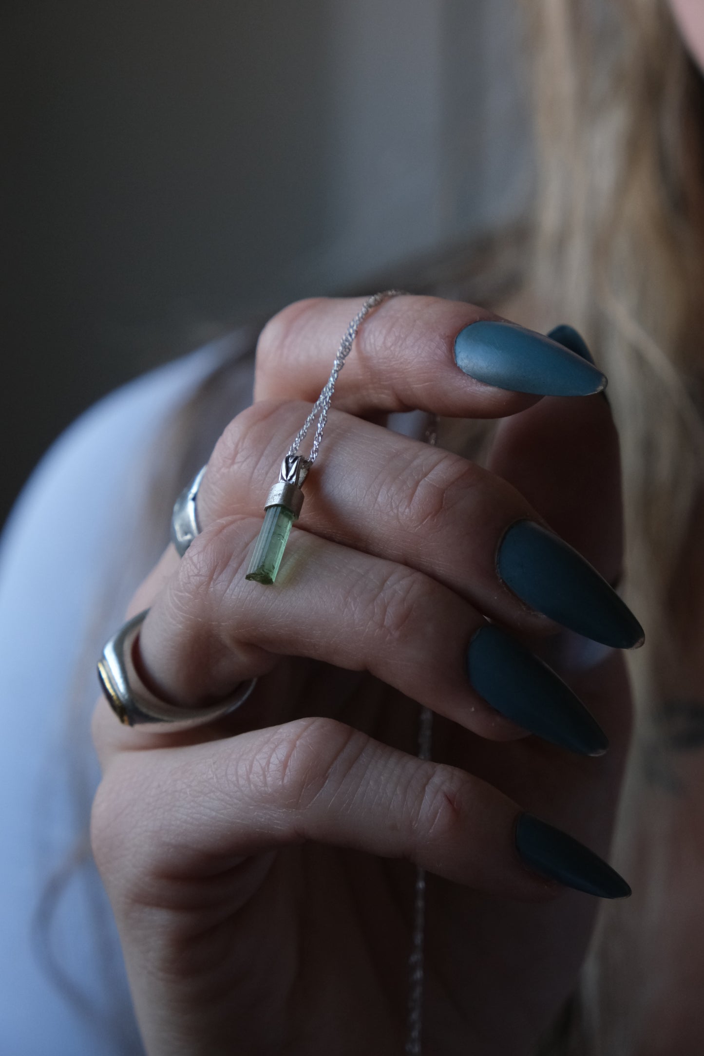 Tourmaline Charm Necklace