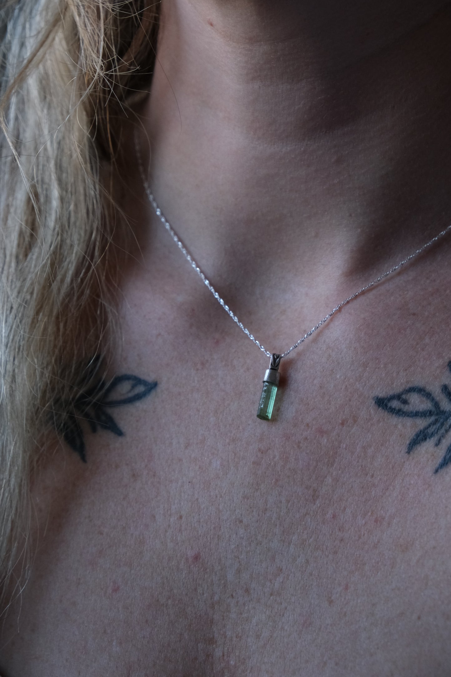 Tourmaline Charm Necklace