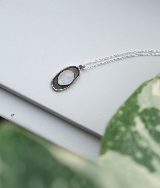 Moonstone Pendant Necklace