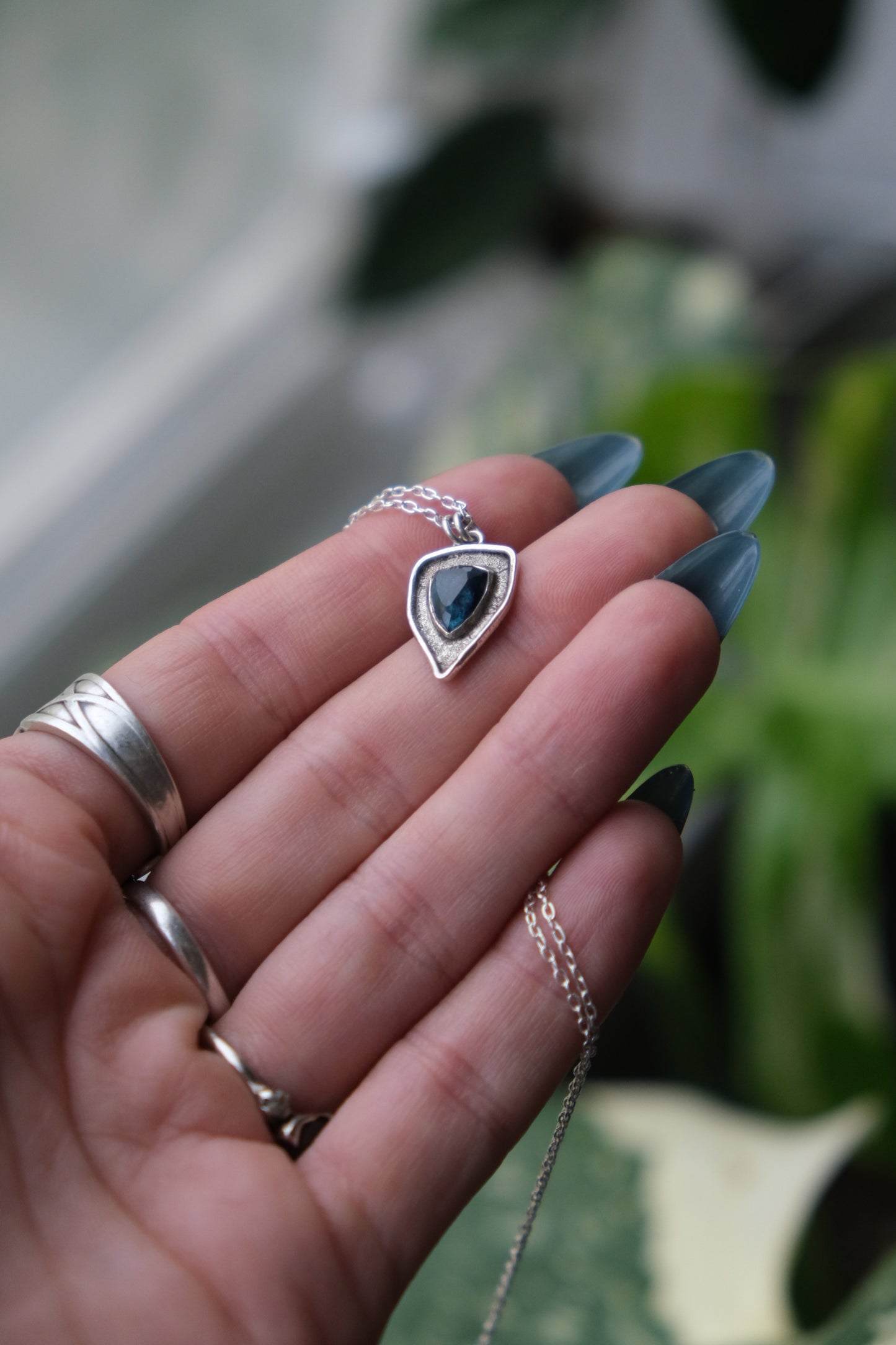 Tourmaline Pendant Necklace