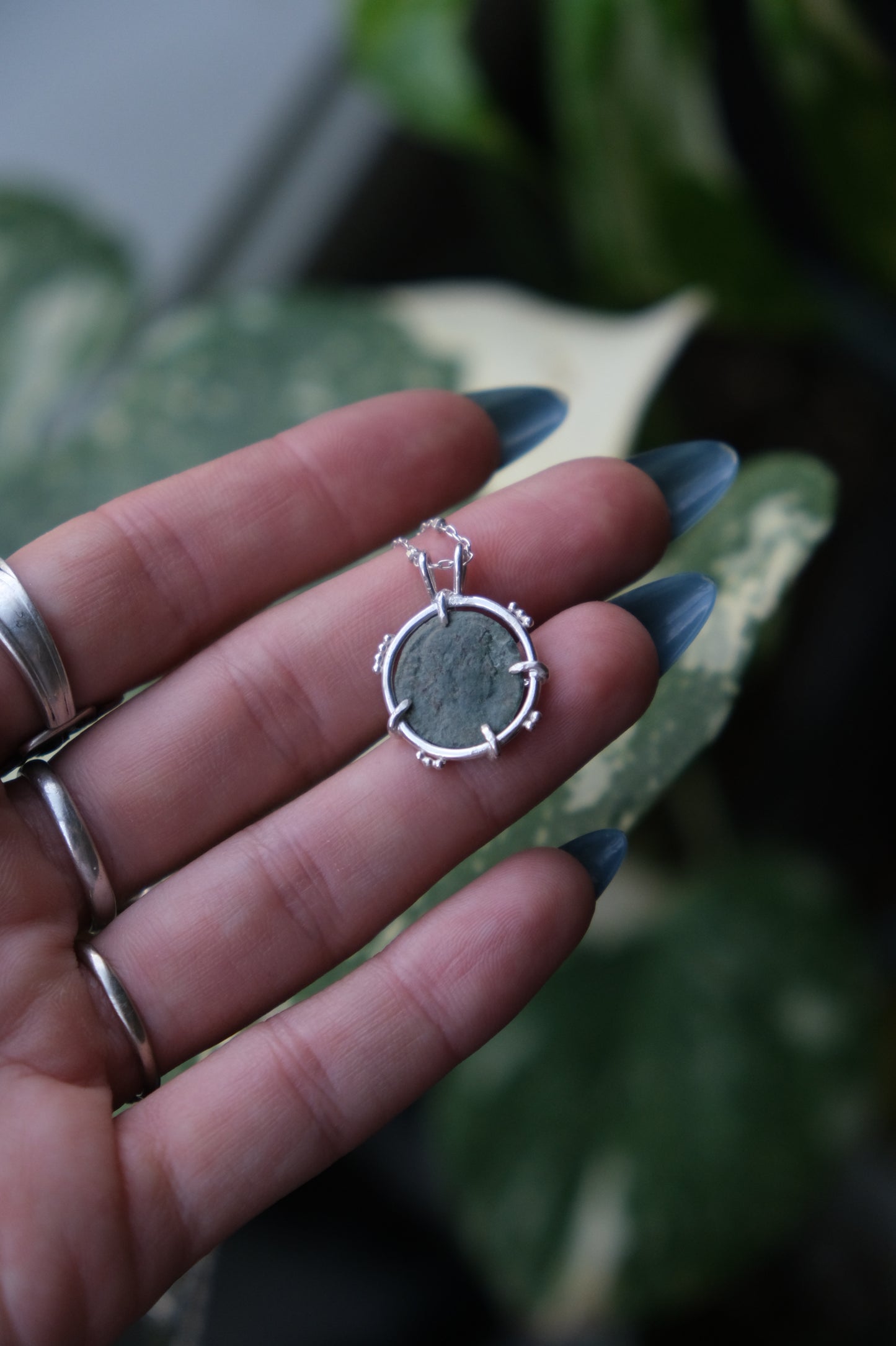 Ancient Roman, Constantine Era Coin Necklace