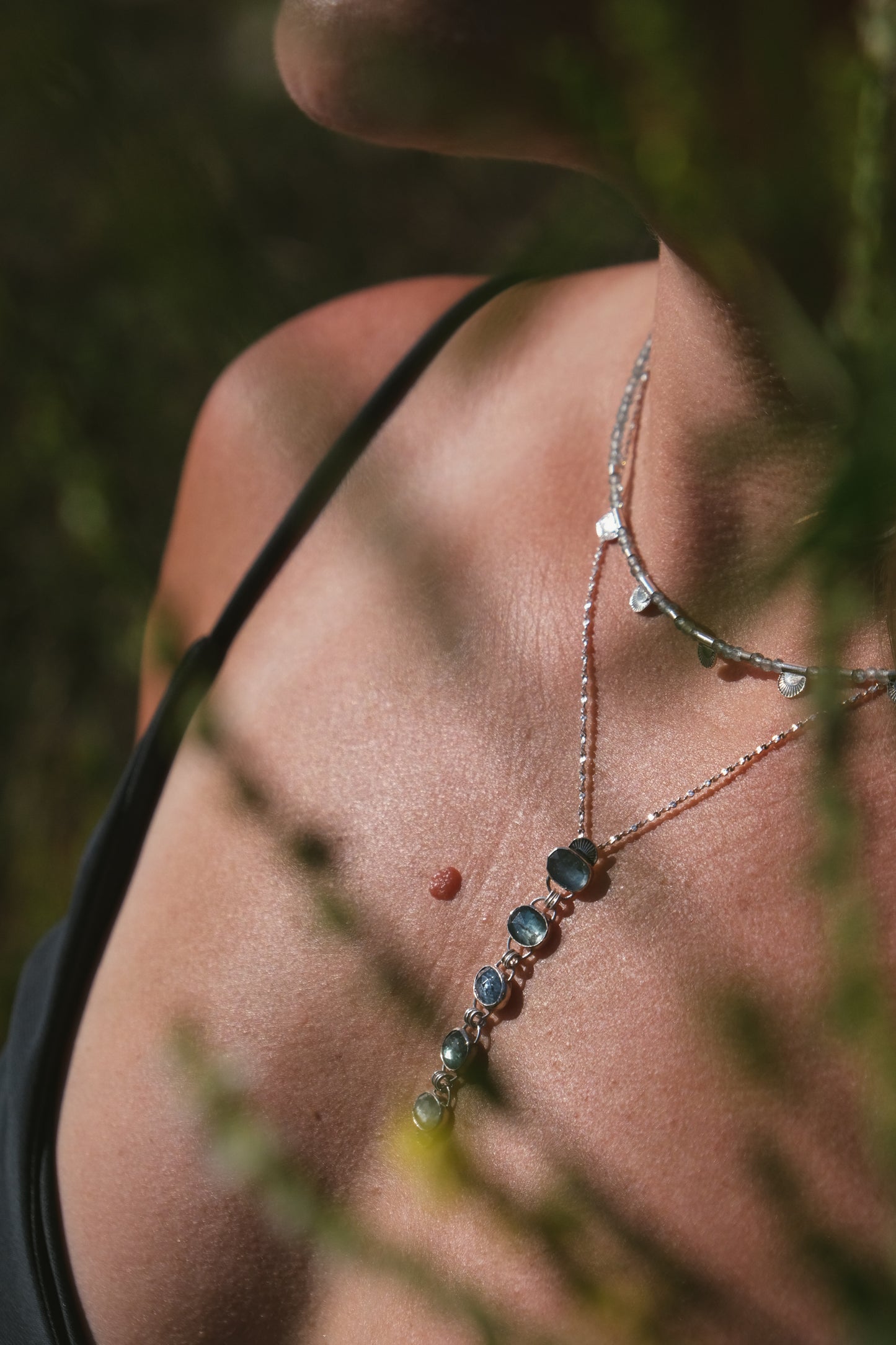 Kyanite Waterfall Pendant