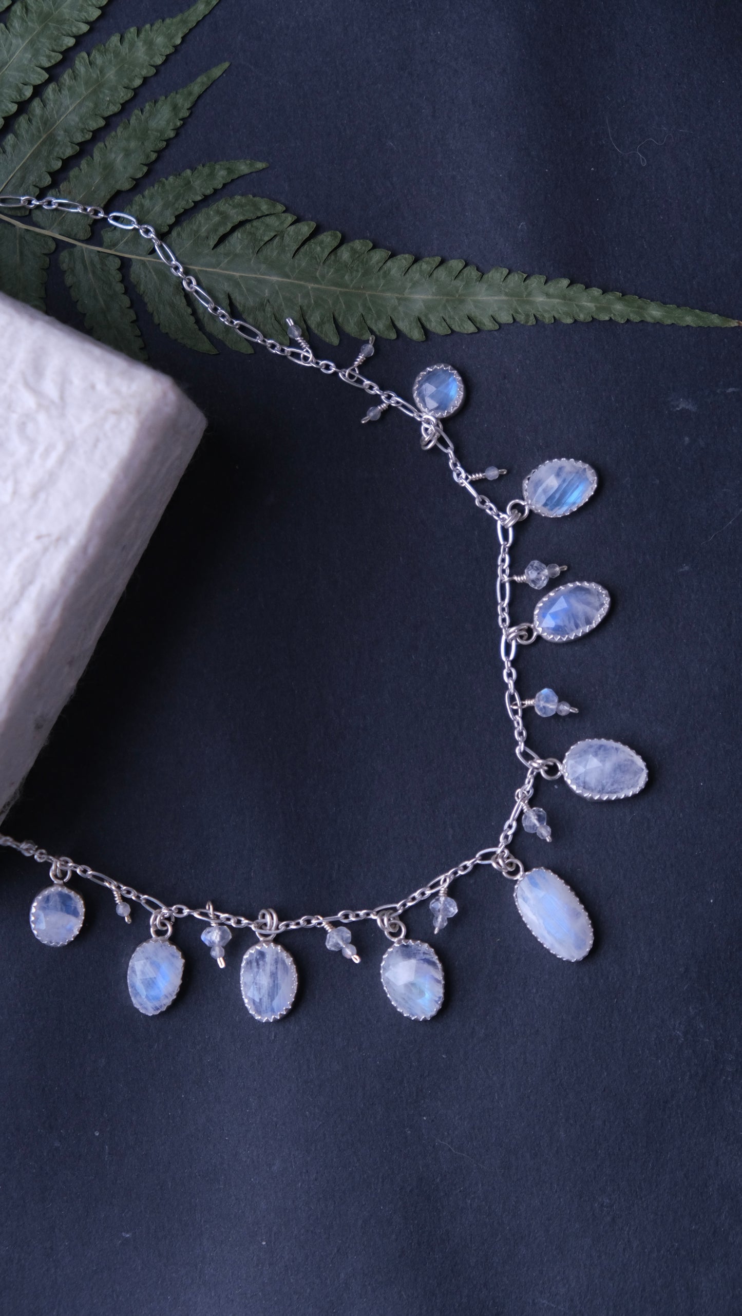 Moonstone Charm Necklace