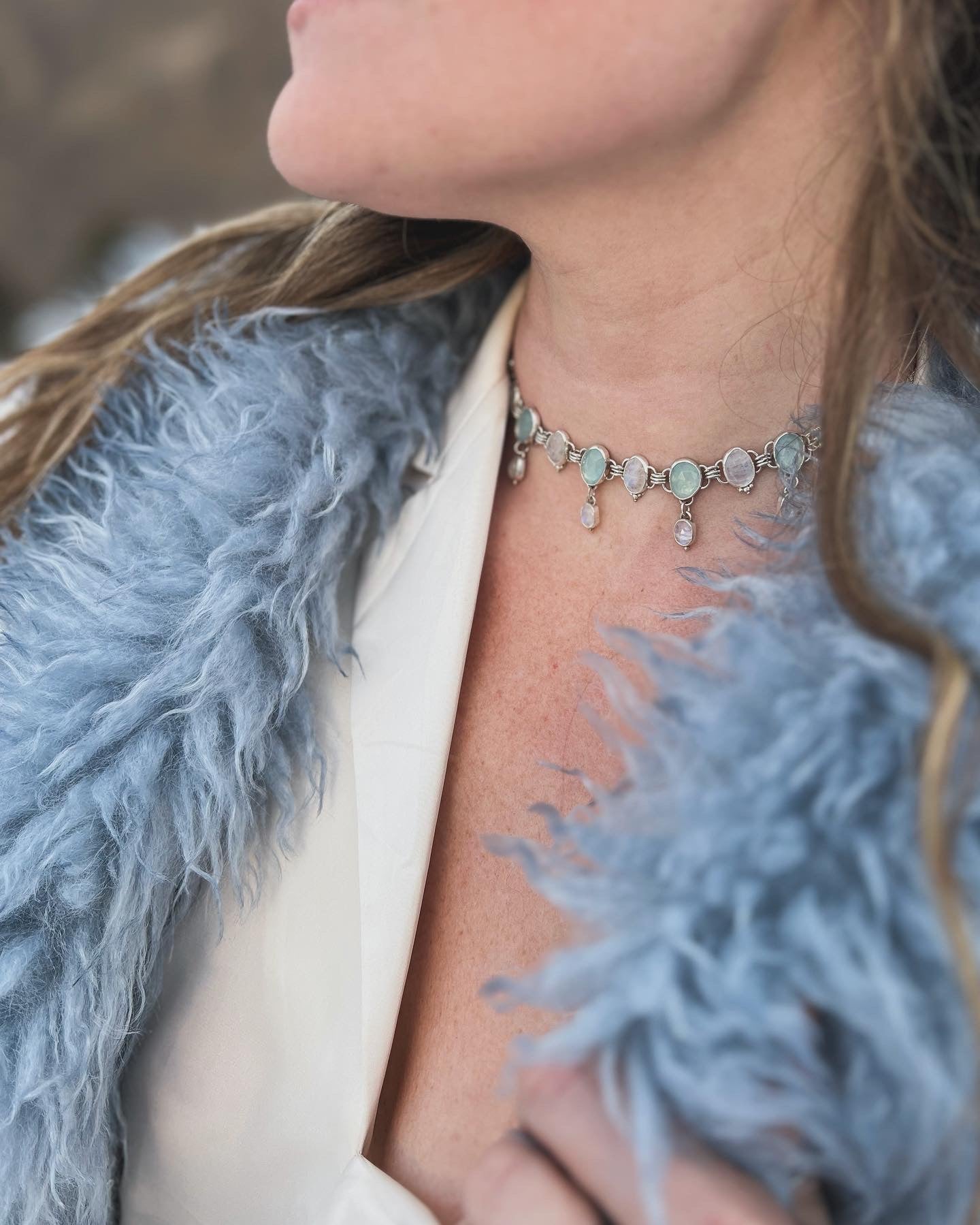 The Blue Mourning Dew Choker